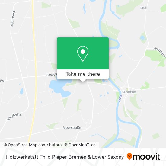 Holzwerkstatt Thilo Pieper map