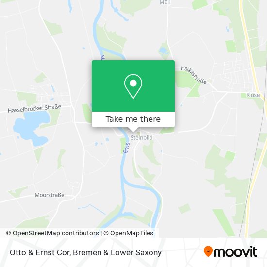 Otto & Ernst Cor map