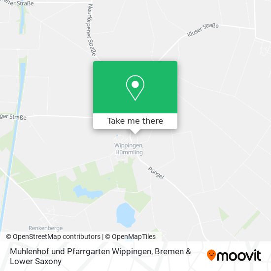 Muhlenhof und Pfarrgarten Wippingen map