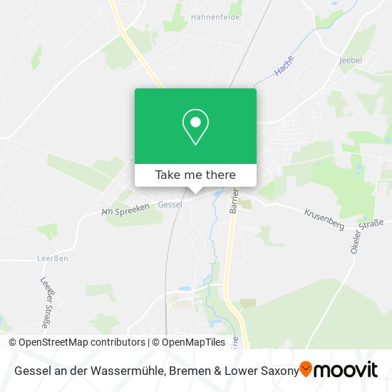 Gessel an der Wassermühle map