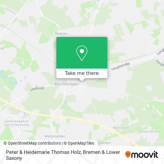 Peter & Heidemarie Thomas Holz map