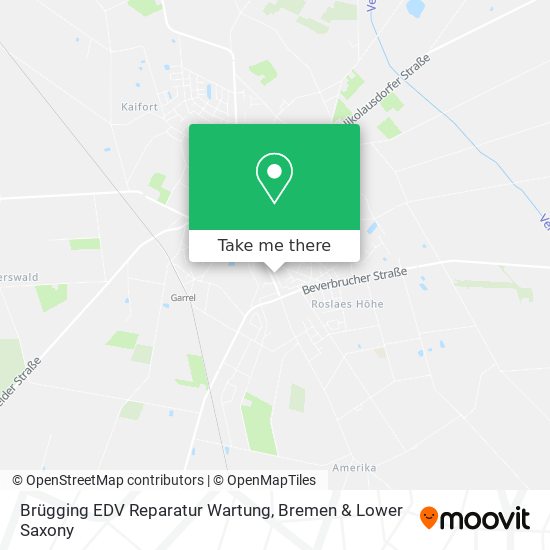 Brügging EDV Reparatur Wartung map