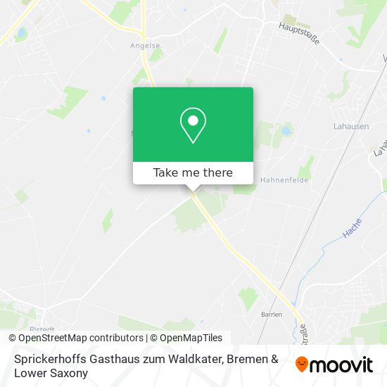 Sprickerhoffs Gasthaus zum Waldkater map