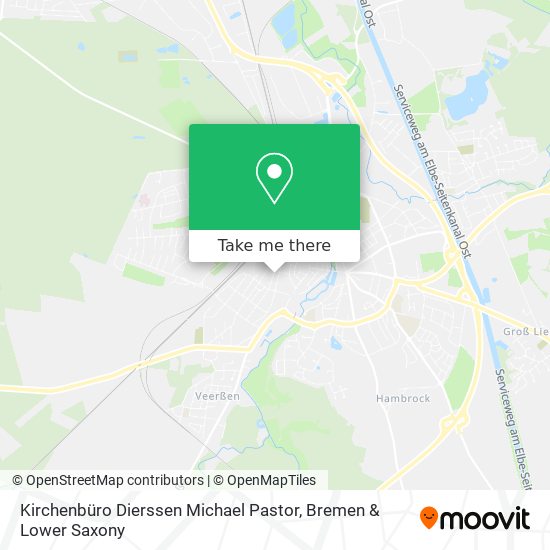 Kirchenbüro Dierssen Michael Pastor map