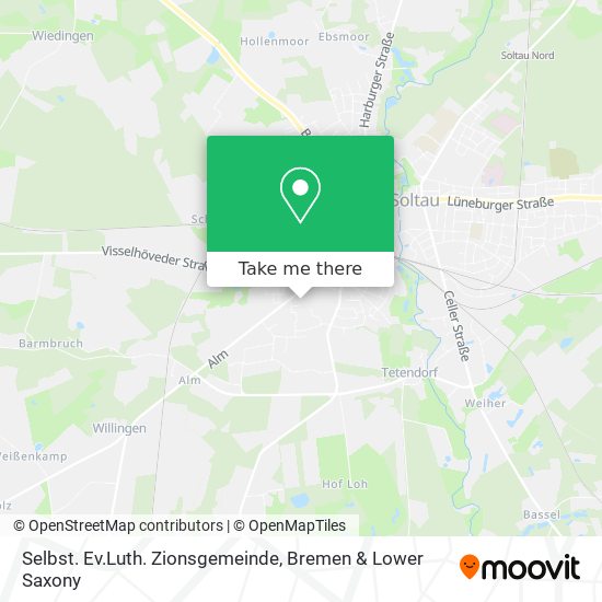 Selbst. Ev.Luth. Zionsgemeinde map