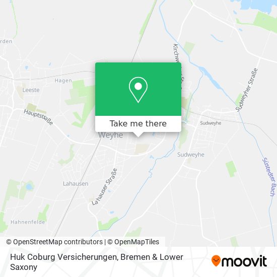 Huk Coburg Versicherungen map