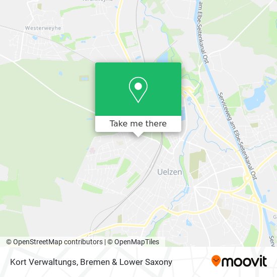 Kort Verwaltungs map