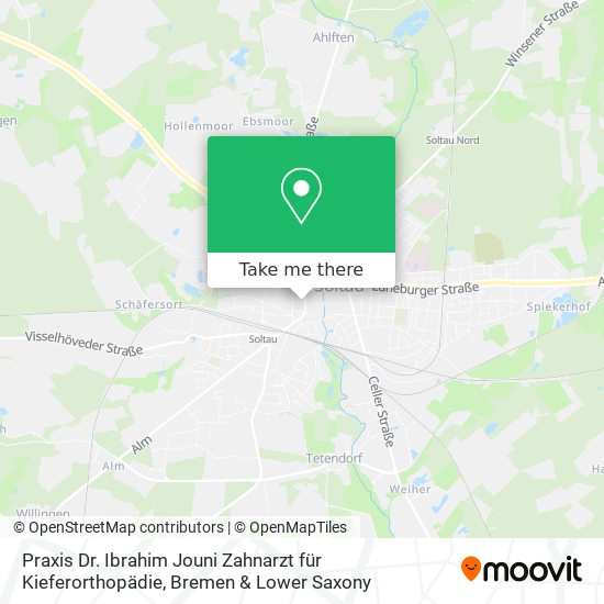 Praxis Dr. Ibrahim Jouni Zahnarzt für Kieferorthopädie map