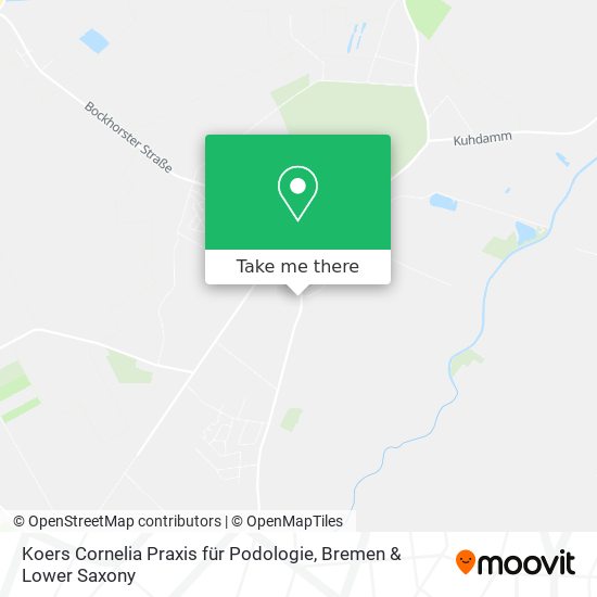 Koers Cornelia Praxis für Podologie map