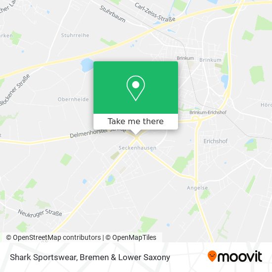 Shark Sportswear map