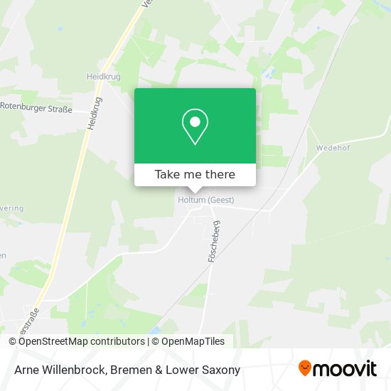 Arne Willenbrock map