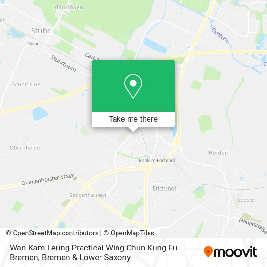 Карта Wan Kam Leung Practical Wing Chun Kung Fu Bremen