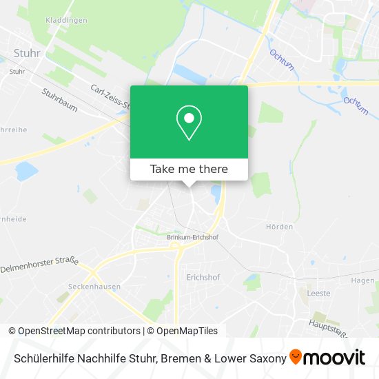 Schülerhilfe Nachhilfe Stuhr map