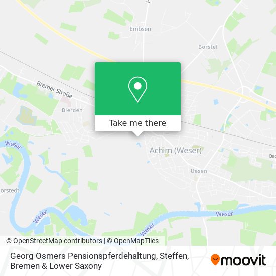 Georg Osmers Pensionspferdehaltung, Steffen map