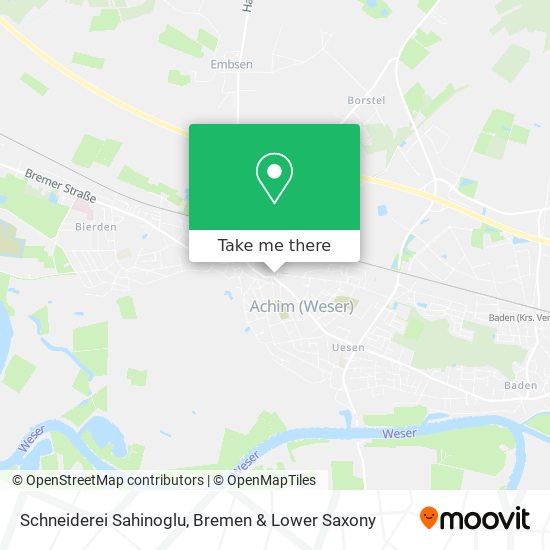 Schneiderei Sahinoglu map