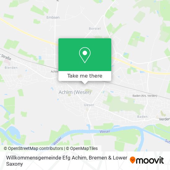 Willkommensgemeinde Efg Achim map