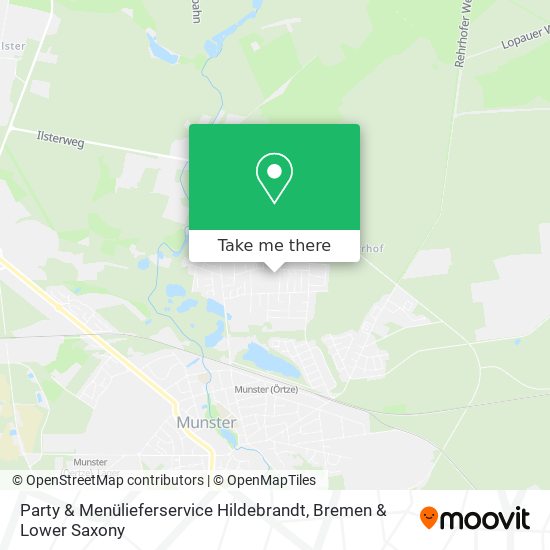 Party & Menülieferservice Hildebrandt map