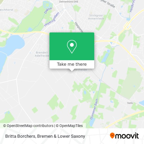 Britta Borchers map