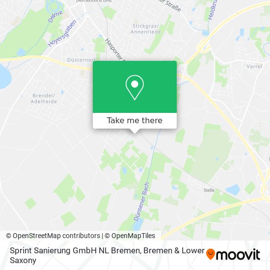 Sprint Sanierung GmbH NL Bremen map