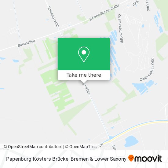 Papenburg Kösters Brücke map