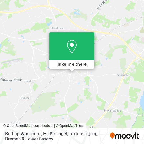 Burhop Wäscherei, Heißmangel, Textilreinigung map