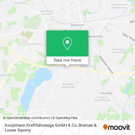 Карта Koopmann Kraftfahrzeuge GmbH & Co