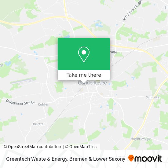 Greentech Waste & Energy map