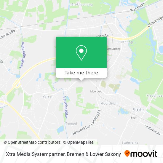 Xtra Media Systempartner map
