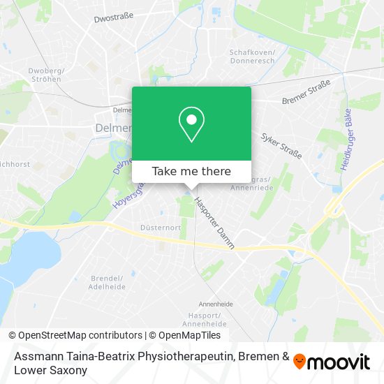 Assmann Taina-Beatrix Physiotherapeutin map