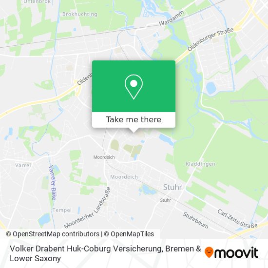 Volker Drabent Huk-Coburg Versicherung map