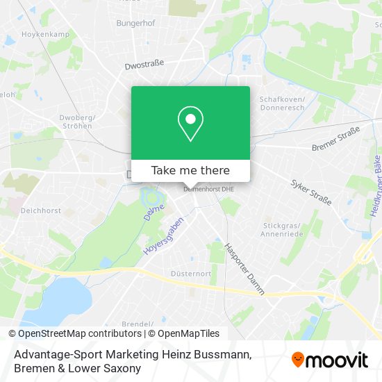 Advantage-Sport Marketing Heinz Bussmann map