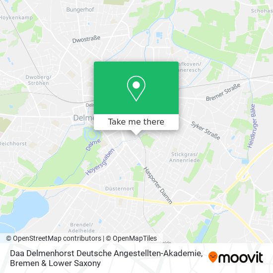 Daa Delmenhorst Deutsche Angestellten-Akademie map