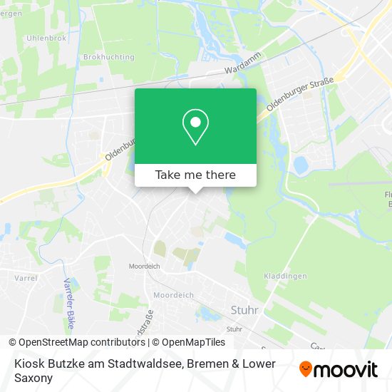 Kiosk Butzke am Stadtwaldsee map