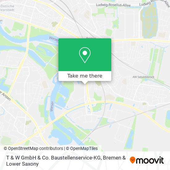 T & W GmbH & Co. Baustellenservice-KG map