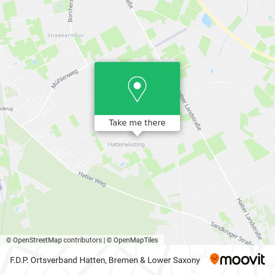 F.D.P. Ortsverband Hatten map