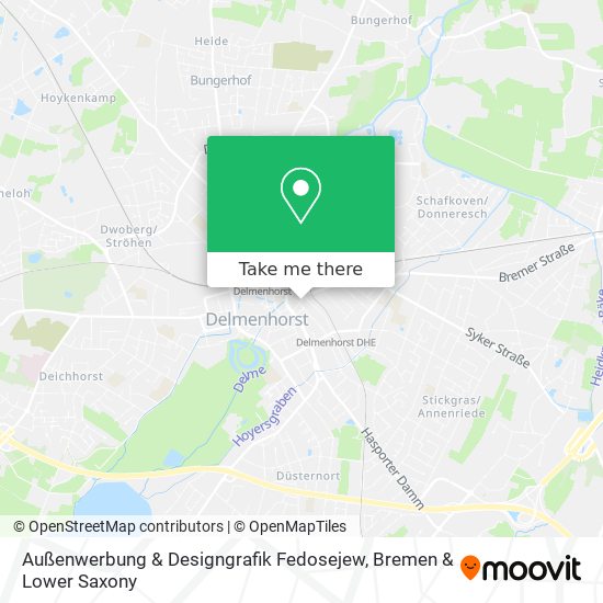 Außenwerbung & Designgrafik Fedosejew map