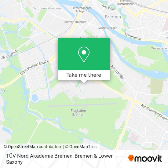 TÜV Nord Akademie Bremen map