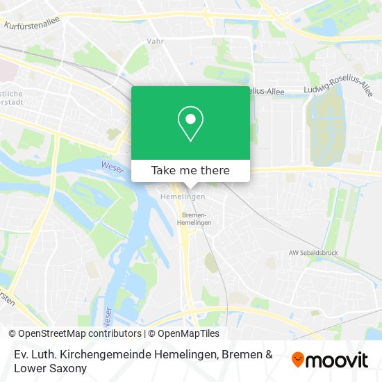 Ev. Luth. Kirchengemeinde Hemelingen map