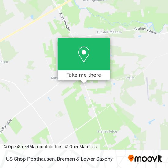 US-Shop Posthausen map