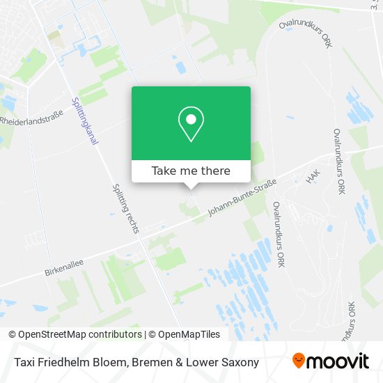 Taxi Friedhelm Bloem map