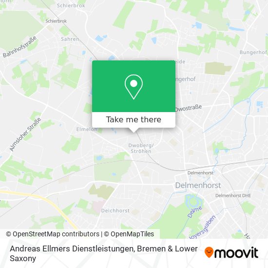 Andreas Ellmers Dienstleistungen map