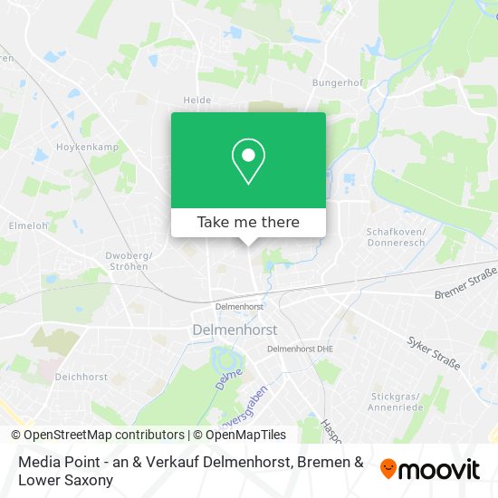 Карта Media Point - an & Verkauf Delmenhorst