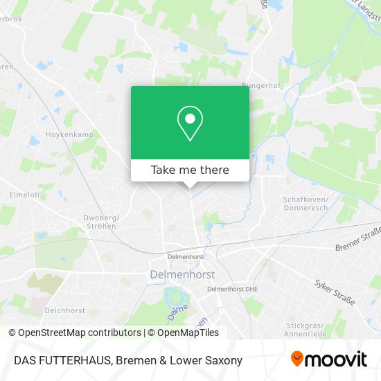 DAS FUTTERHAUS map