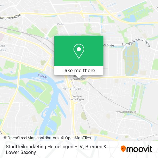 Карта Stadtteilmarketing Hemelingen E. V.