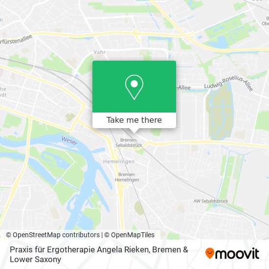 Praxis für Ergotherapie Angela Rieken map