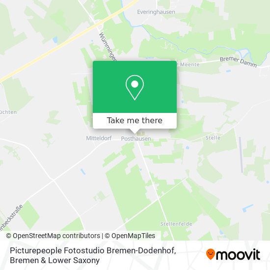 Picturepeople Fotostudio Bremen-Dodenhof map