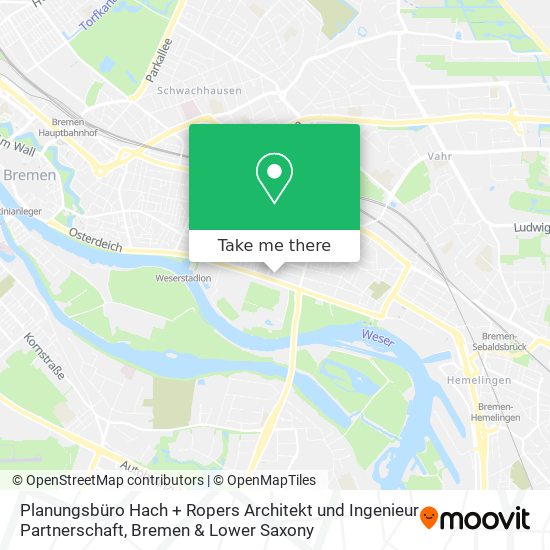 Planungsbüro Hach + Ropers Architekt und Ingenieur Partnerschaft map