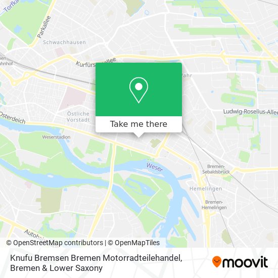 Knufu Bremsen Bremen Motorradteilehandel map