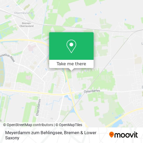 Meyerdamm zum Behlingsee map