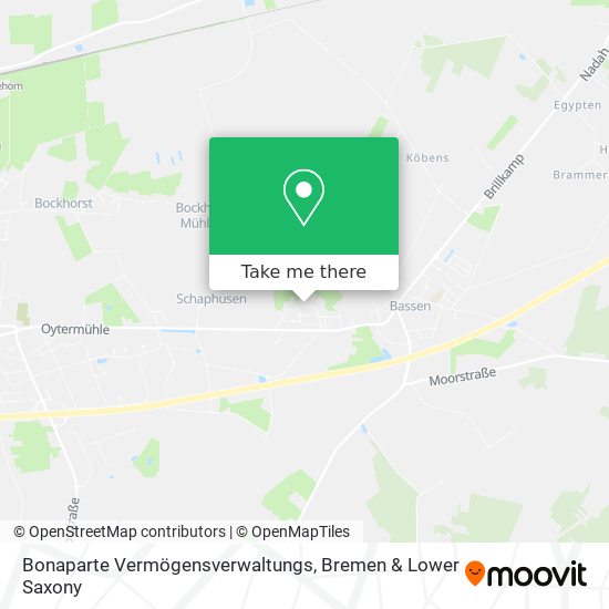 Bonaparte Vermögensverwaltungs map